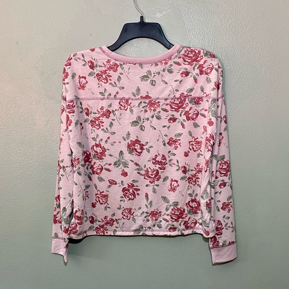 Lilac Rose Jersey Football Tee - Picture 2 of 2